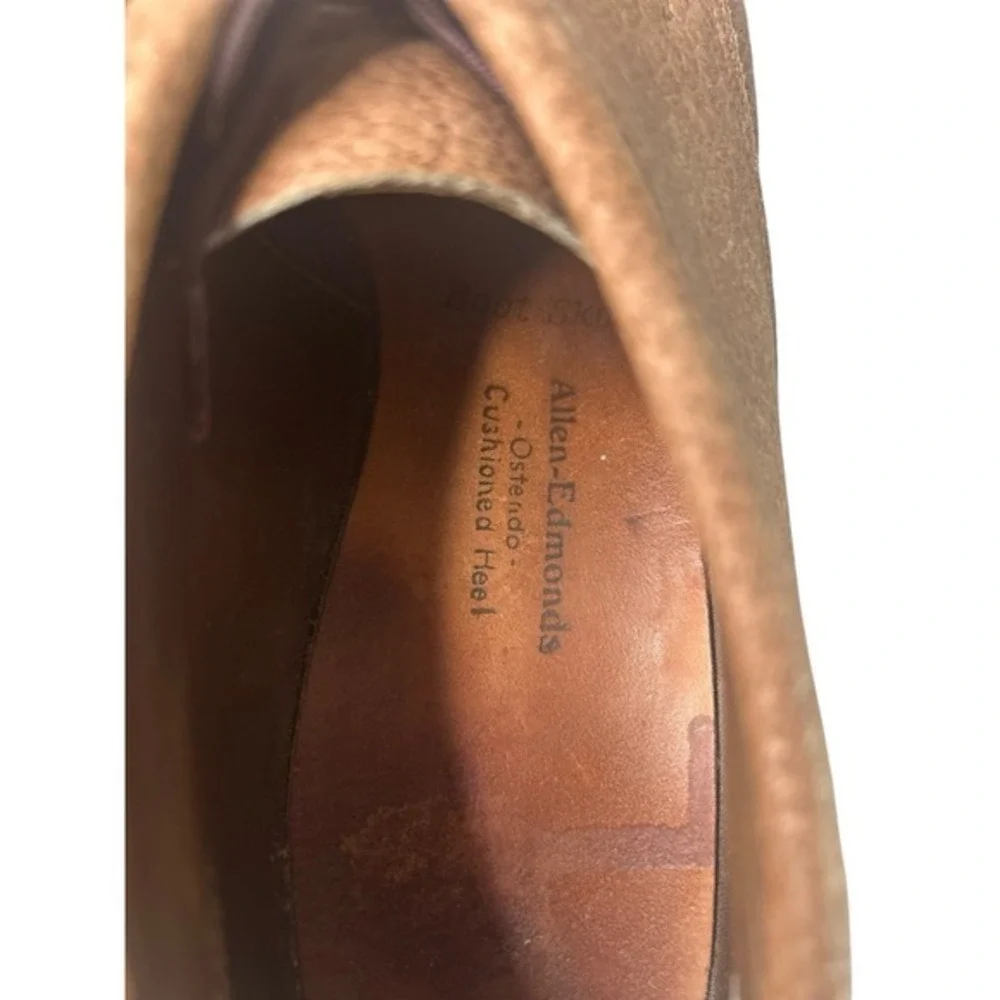 Allen Edmonds Ostendo‎ Combo Chukka Ankle Shoes Men's 10 2A Tan Brown Leather